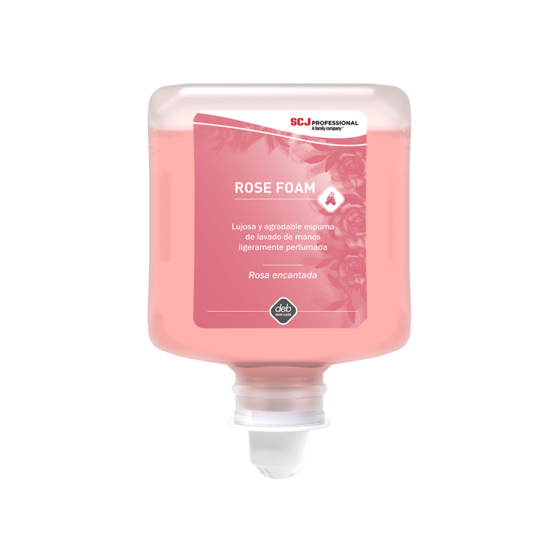 Recarga de 1 litro de ROSE FOAM, jabón en espuma para limpieza profunda