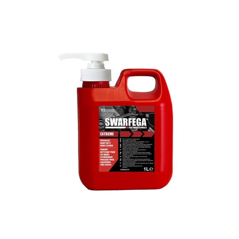 Envase con dispensador de 1 litro de Jabón Swarfega Extreme